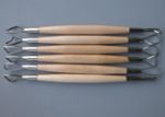 Chinese Clay Art Ribbon Tools - set of 6